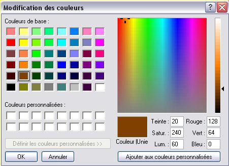 comment faire la couleur marron